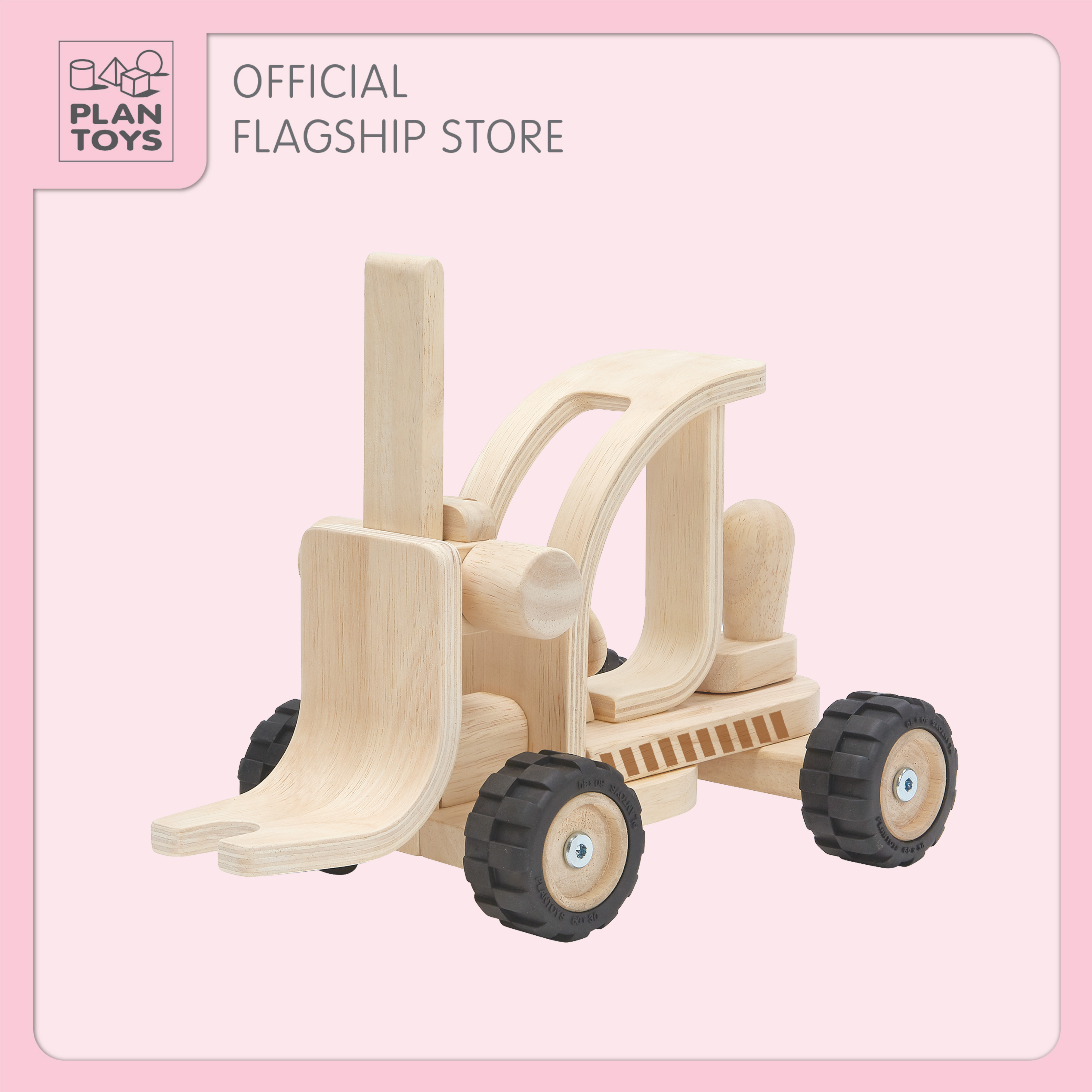 ของเล่นและโมเดลสะสม Plantoys ของเล่นไม้ Forklift รถยกของ เสริมพัฒนาการ สำหรับเด็กอายุ 3 ปี ขึ้นไป