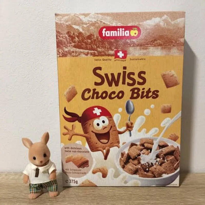Swiss choco bits จากfamilia ซีเรียลนำเข้าจากสวิสเซอร์แลนด์🇨🇭375g.