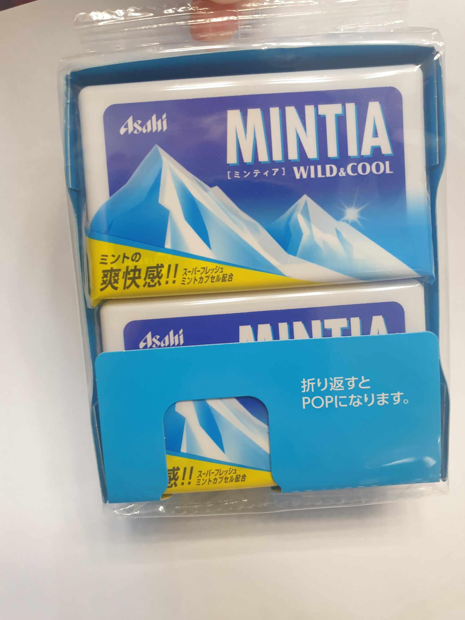 (แพ็ก10ชิ้น) Asahi mintia wild and cool(bbf.2/2022) เม็ดอม ลูกอม