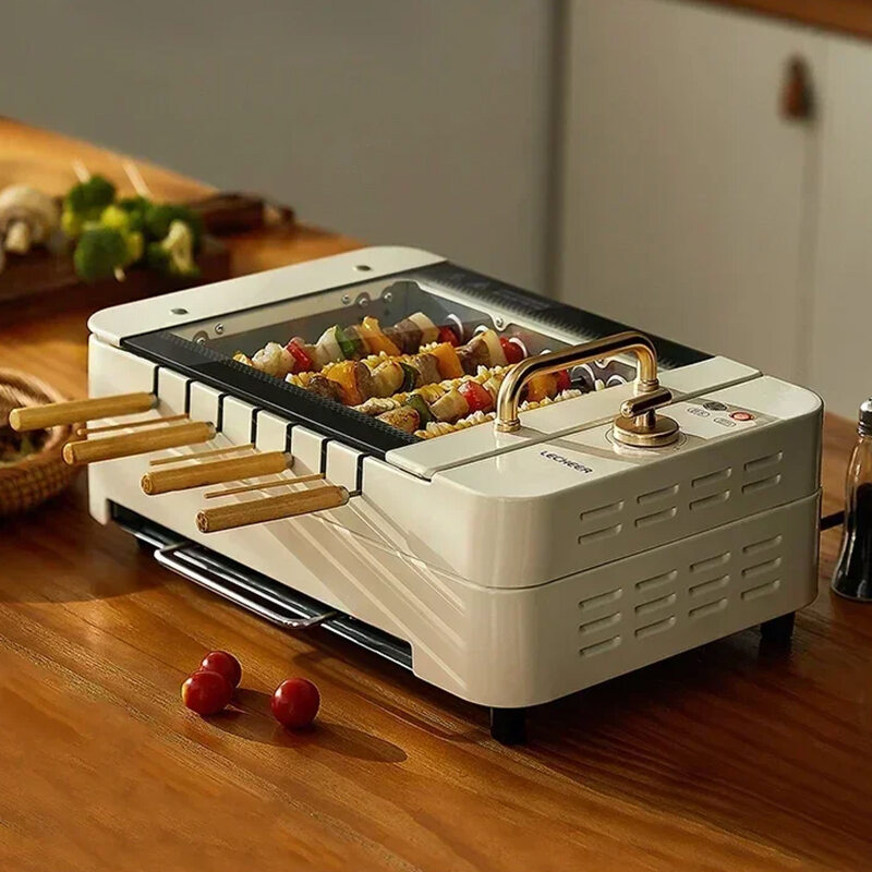 MIAOJIANHAN | Smokeless Automatic Rotation Barbecue Machine ราคา 2,455 บาท*ส่งฟรี