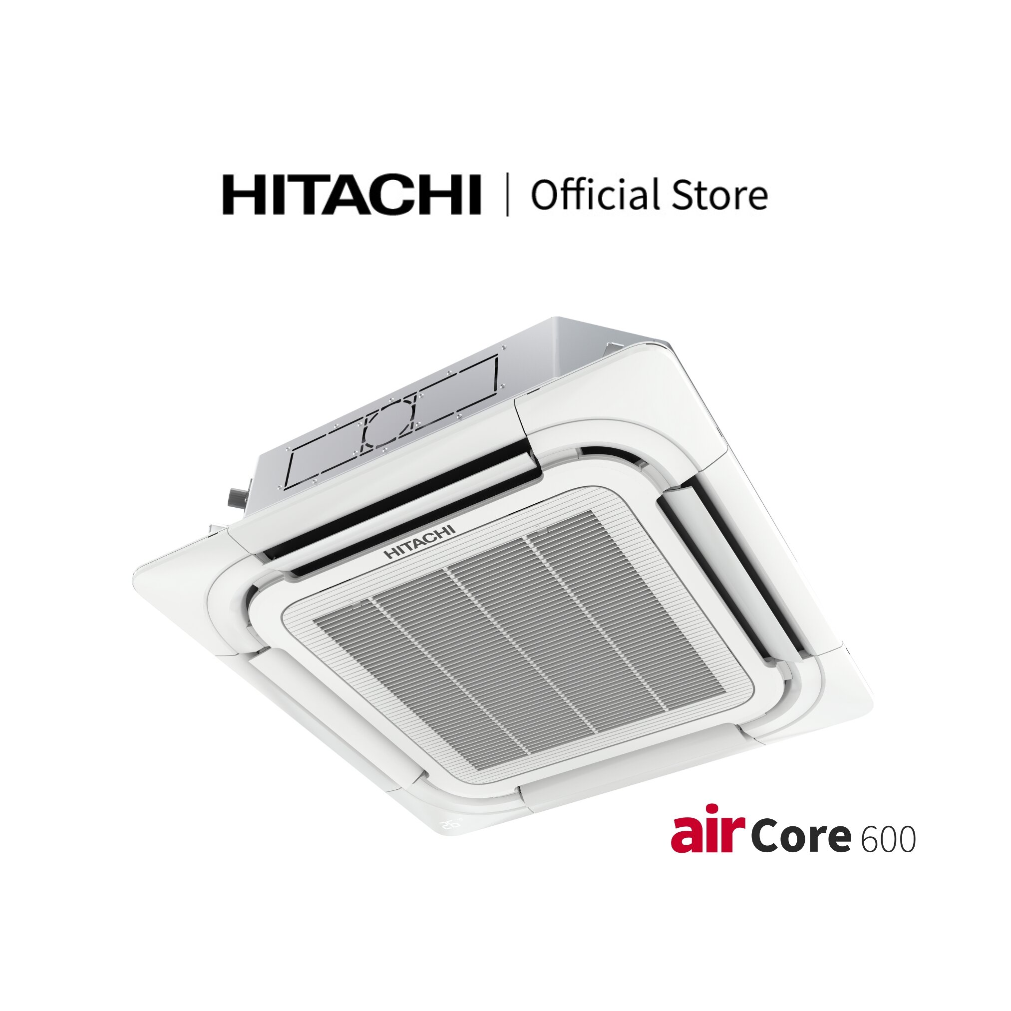 [Free Shipping] HITACHI airCore 600 Inverter Cassette Type Air Conditioner – 4-Way Ceiling Mounted (Latest Model) - ยี่ห้อ Hitachi ราคา 34,600 บาท*ส่งฟรี