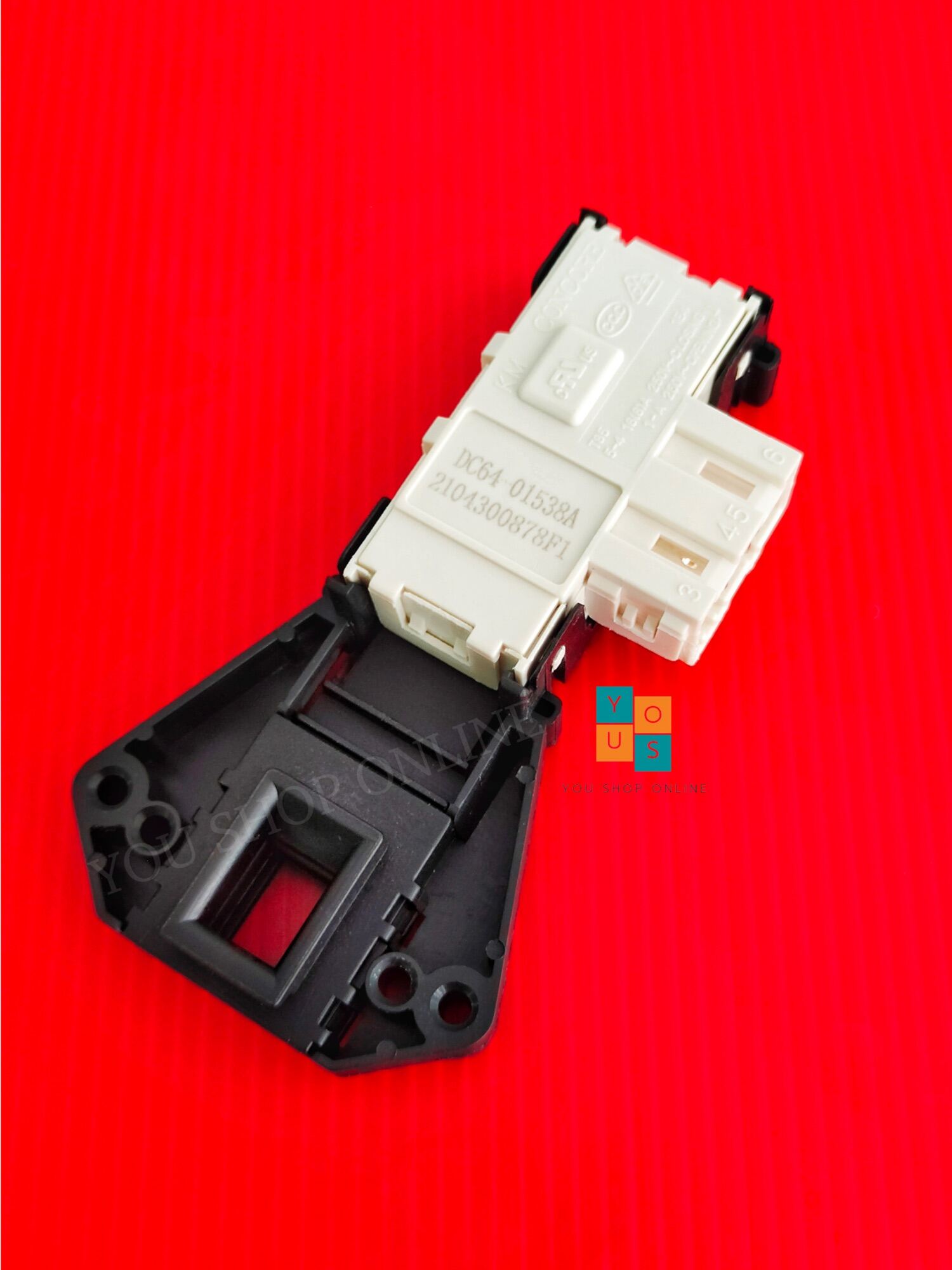 สวิตซ์ประตูเครื่องซักผ้าฝาหน้าซัมซุงแท้ พาร์ท DC6401538A ,ตัวล็อคฝาถัง