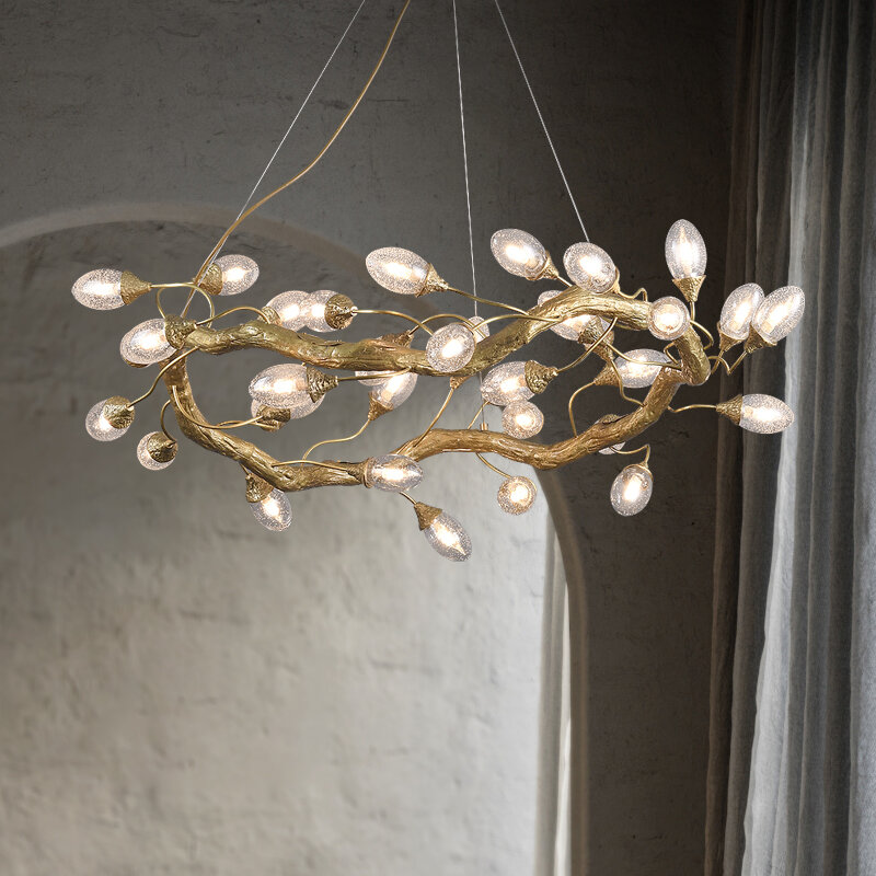 [MUYING | Luxurious Brass Chandelier For Creative Spaces,MUYING | Luxurious Brass Chandelier For Creative Spaces,] ราคา 35,490 บาท*ส่งฟรี