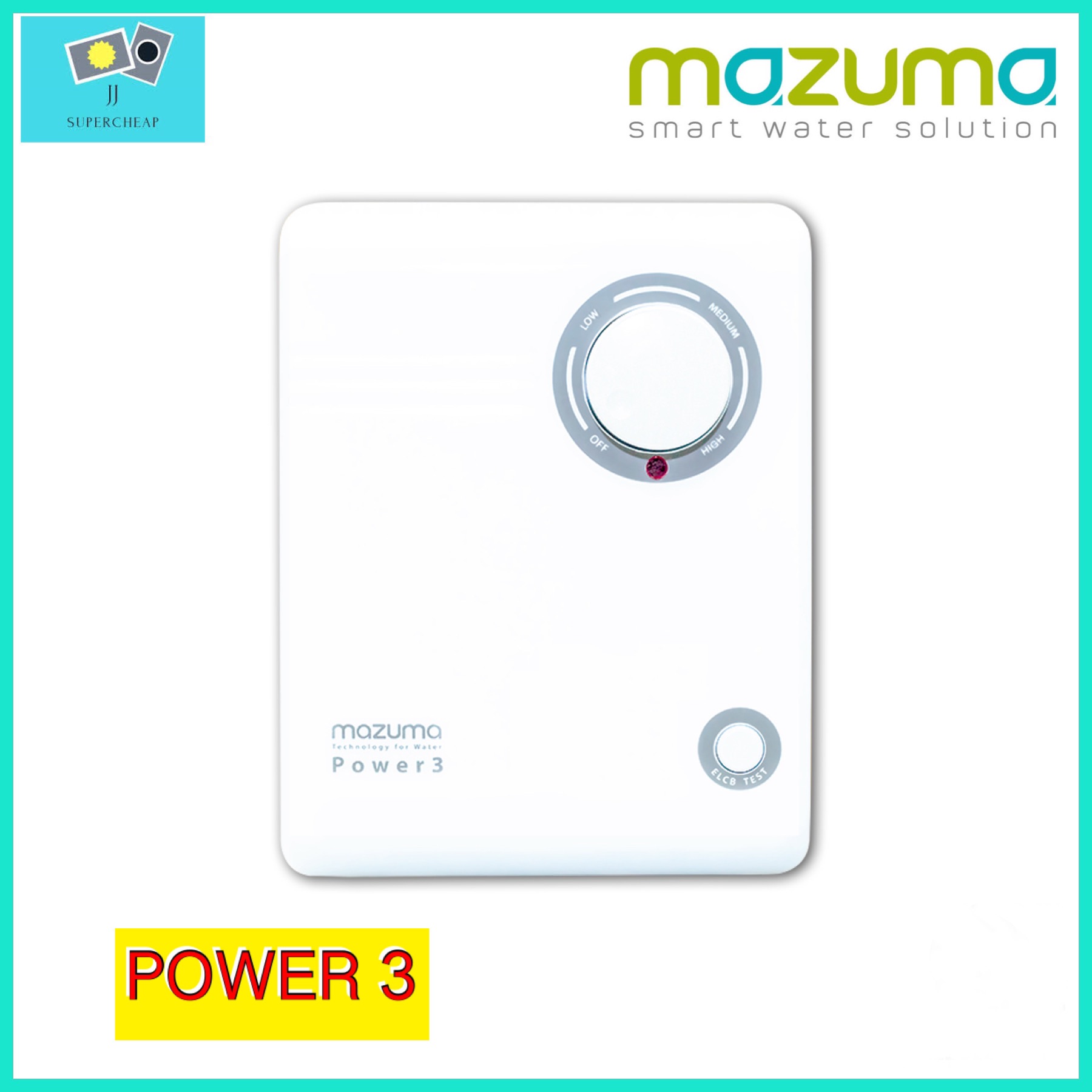 Mazuma เครื่องทำน้ำร้อน 6000 วัตต์ รุ่น POWER 3