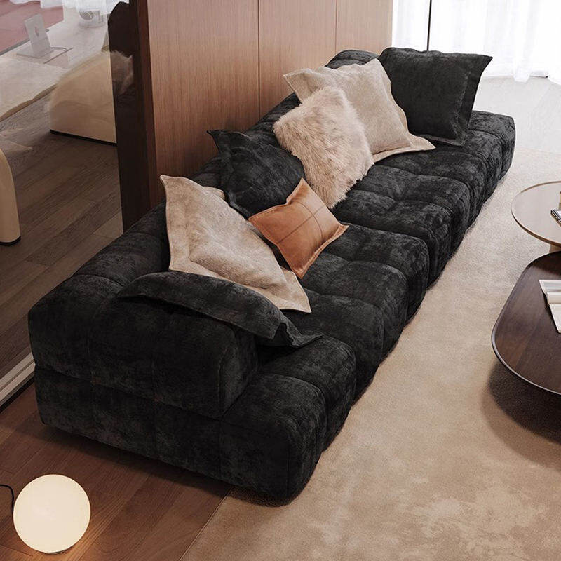 YIWO | Fully Removable Cover Cat Scratch Resistant Channielle Sofa With Extra Deep Seating Puff Style For Small Living Rooms
