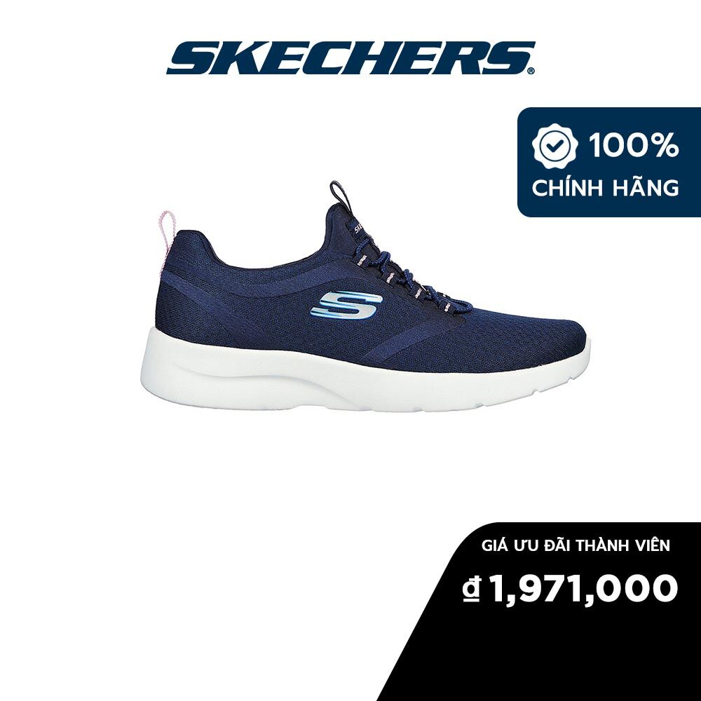 Skechers nữ giày thể thao xỏ chân giặt máy được, tập gym, đi học, đi làm, thường ngày sport dynamight 2.0 soft expressions memory foam machine washable, vegan - 149693-nvy