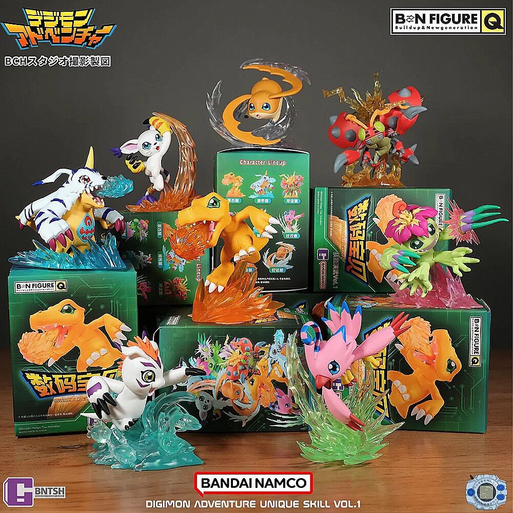 ลุ้น1ตัว🍃 ดิจิม่อน *Asia Exclusive* BN Figure Q Digimon Adventure Unique Skill Performance