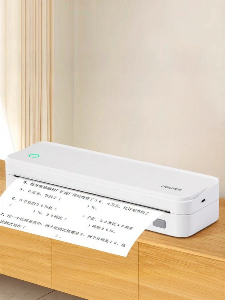 Student Use Portable Printer Wireless Scanning Thermal Printing ราคา 2,164 บาท*ส่งฟรี