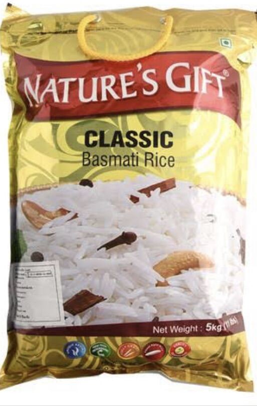 Nature's Gift, Classic Long Grain Basmati rice 5 kg, from India