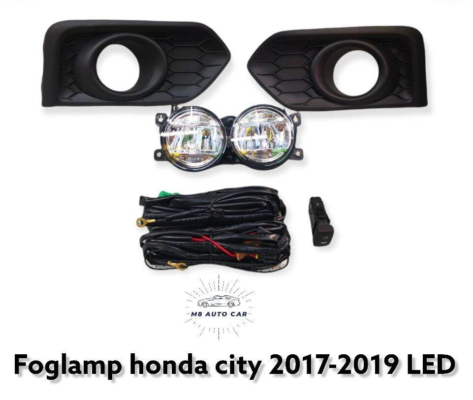 ไฟตัดหมอก honda city 2017 2018 2019 ไฟสปอร์ตไลท์ ฮอนด้า ซิตี้ foglamp honda city led 2017-2019 ราคา 1,090 บาท*ส่งฟรี
