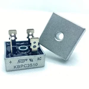 ภาพหน้าปกสินค้าDiode ไดโอด 35A 1000V. (KBPC3510) ยี่ห้อ S.E.P. จำนวน1ตัว ที่เกี่ยวข้อง