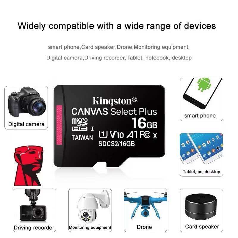 Product Details of 🌹 Sd Card 🌹 Memory Card Micro Ready for Delivery for Use with Phones and Cameras. ราคา 56 บาท*ส่งฟรี