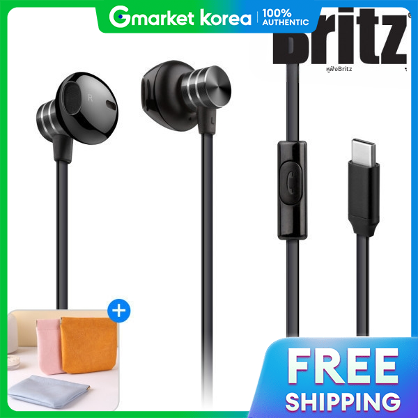 Britz | P610Gx Earphones, Usb-C Type, for Online Lectures, Online Classes, Calls, Water-Resistant ราคา 732 บาท*ส่งฟรี