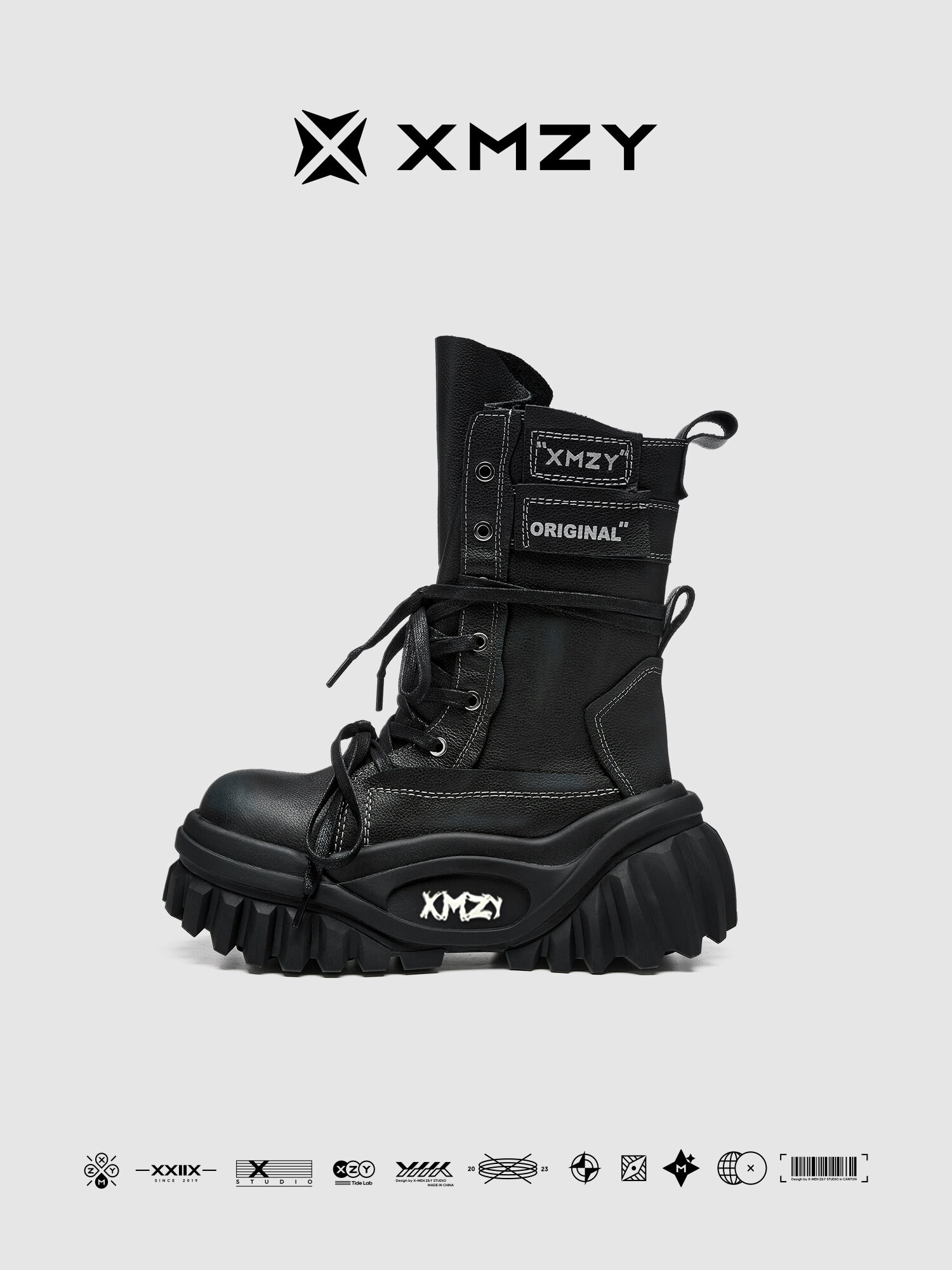 XMZY | New Elevating Heel Thigh High Boots ราคา 8,381 บาท*ส่งฟรี