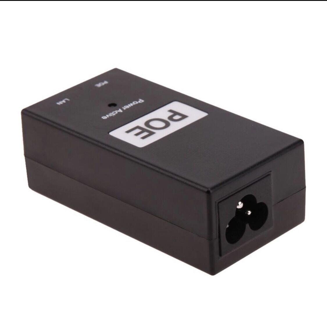 Poe Adapter Router 48V 0.5A 24W Desktop POE Power Injector Ethernet Adapter Surveillance ...