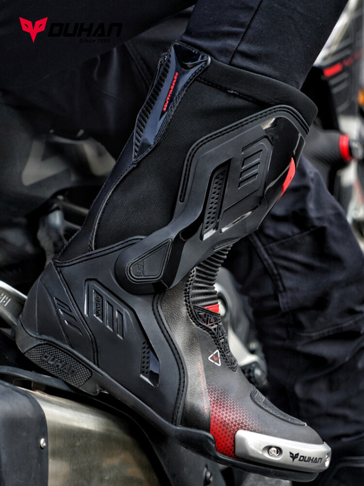 DUHAN | Anti-Slip Racing Motorcycle Boots for Men and Women ราคา 4,206 บาท*ส่งฟรี