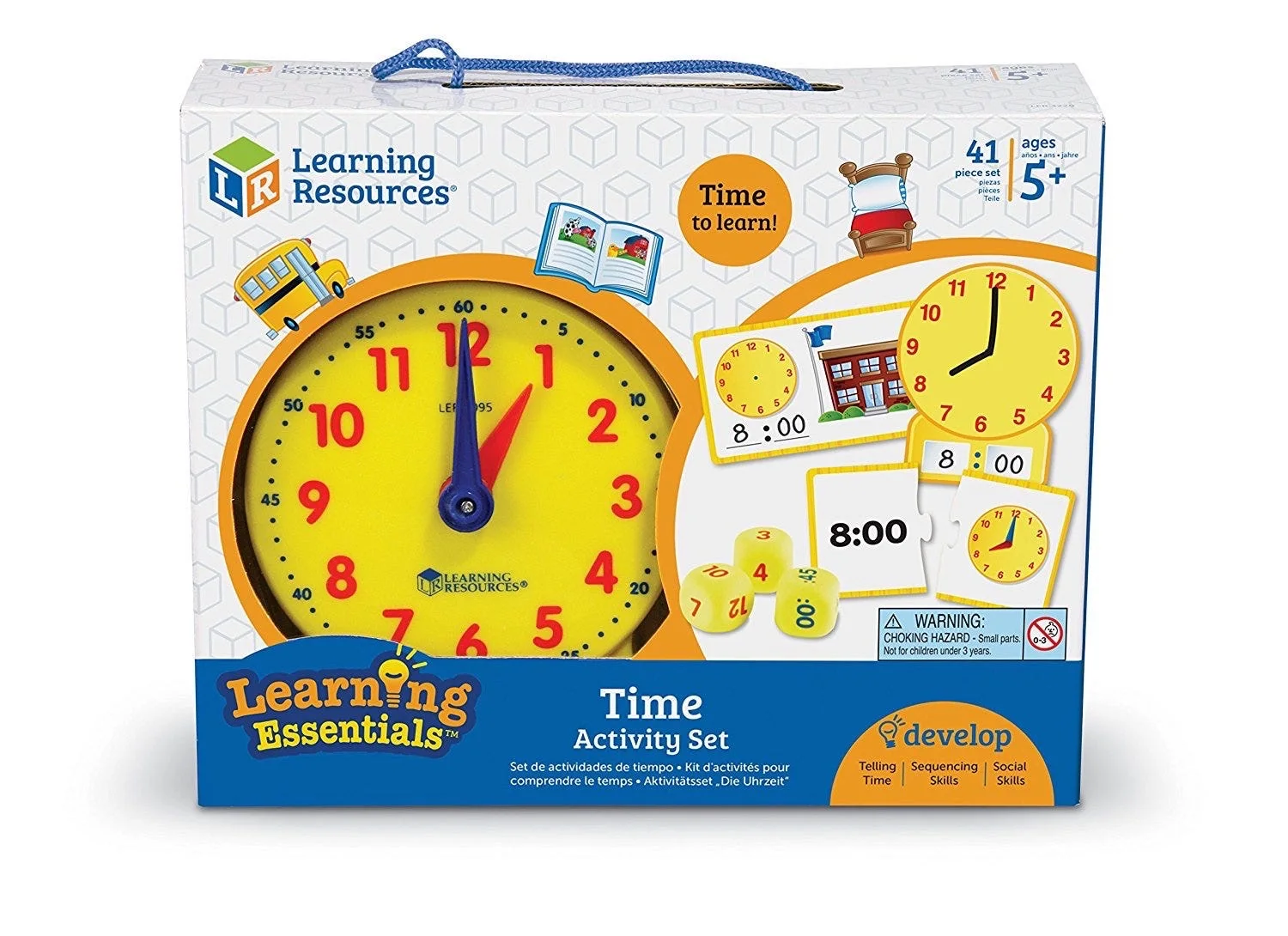 Time Activity Set สอนนับเวลา Learning Resources เสริมพัฒนาการ 5+ ขวบ