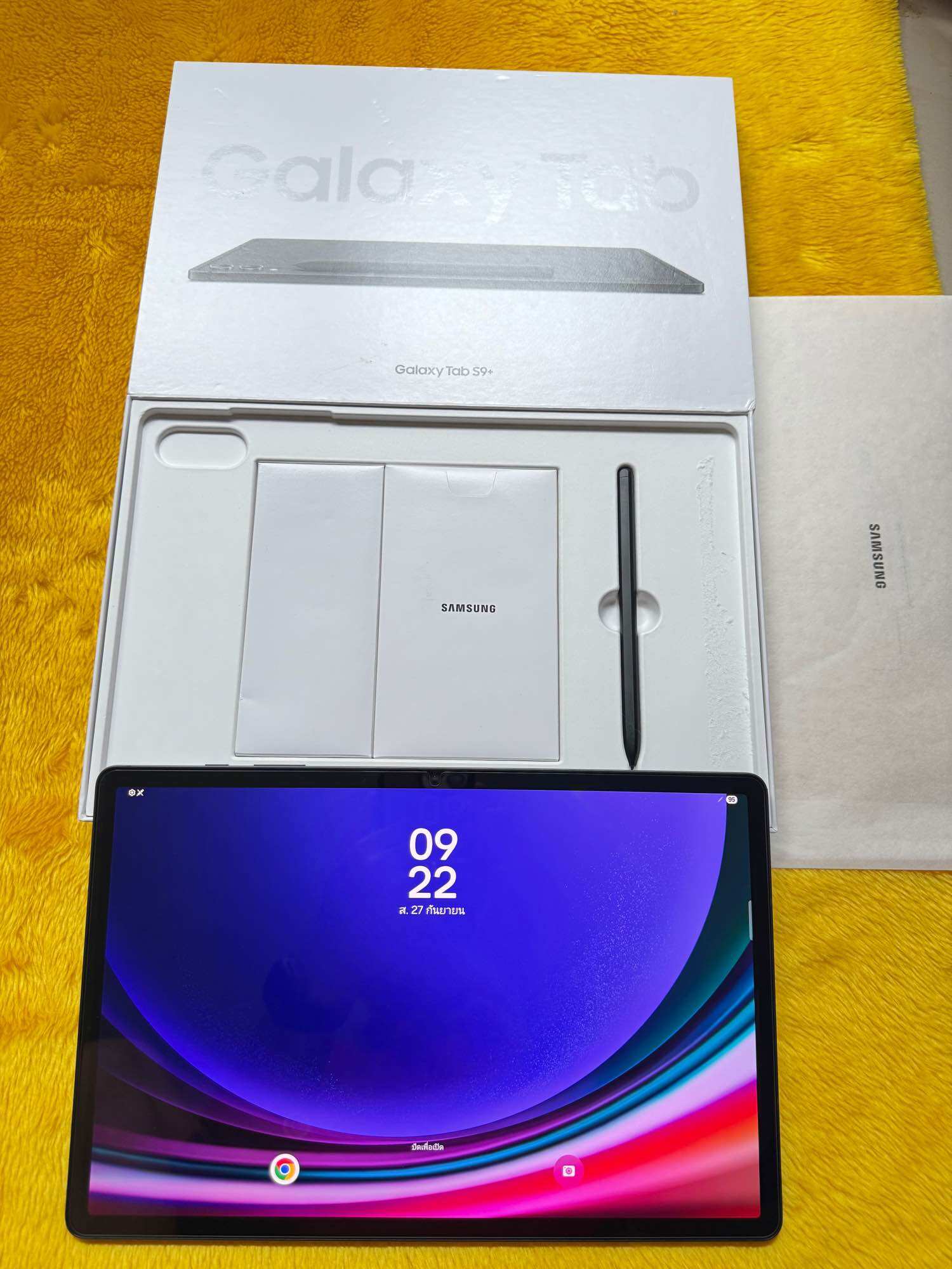 Samsung Tab S9 Plus-12/256Gb. ราคา 18,900 บาท*ส่งฟรี