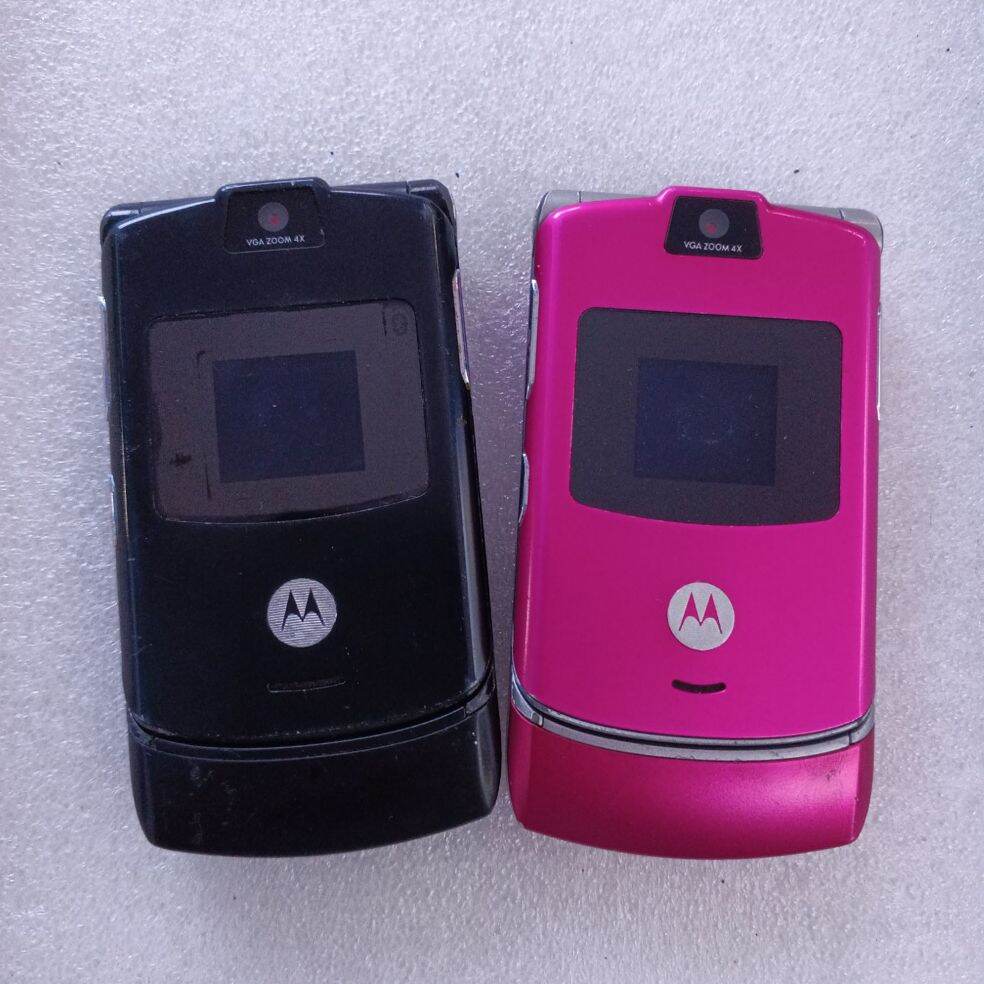 Motorola V3 แท้ศูนย์กรอบเดิม คลาสสิคมาก ใช้งานได้ปกติ ราคา 799 บาท*ส่งฟรี