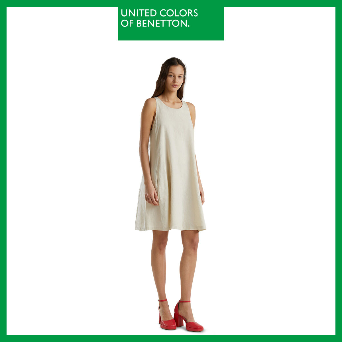 Benetton women DRESS 4AGHDV02U ราคา 1,719 บาท*ส่งฟรี