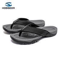 HOBIBEAR |รองเท้าแตะลำลองแบบรัดส้นสำหรับผู้ชาย