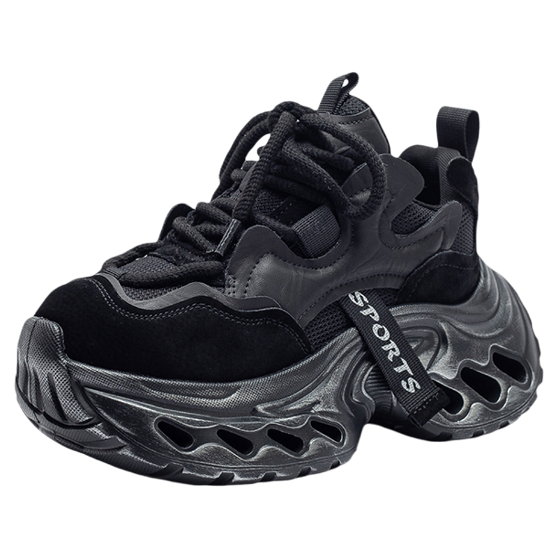 TUOBEIWONIU | Elevating Fashion Thick-sole Dad Shoes For Petite Women ราคา 3,607 บาท*ส่งฟรี