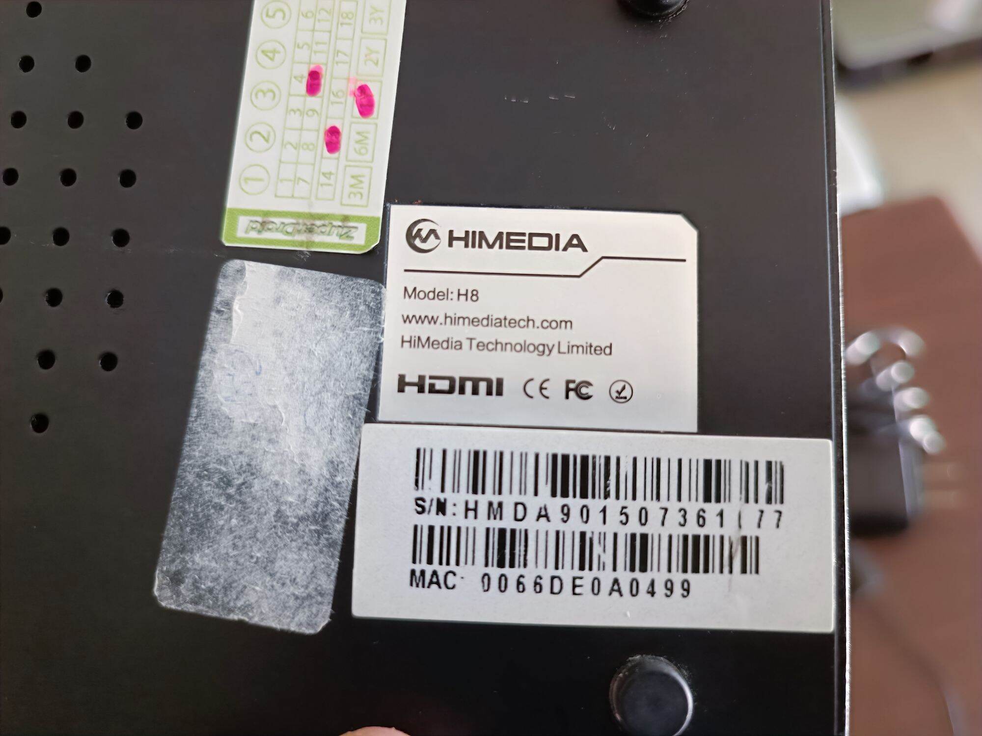 HIMEDIA HI8 HIMEDIA MEDIA PLAYER HI8 HDD PLAYER HD PLAYER กล่อง Media