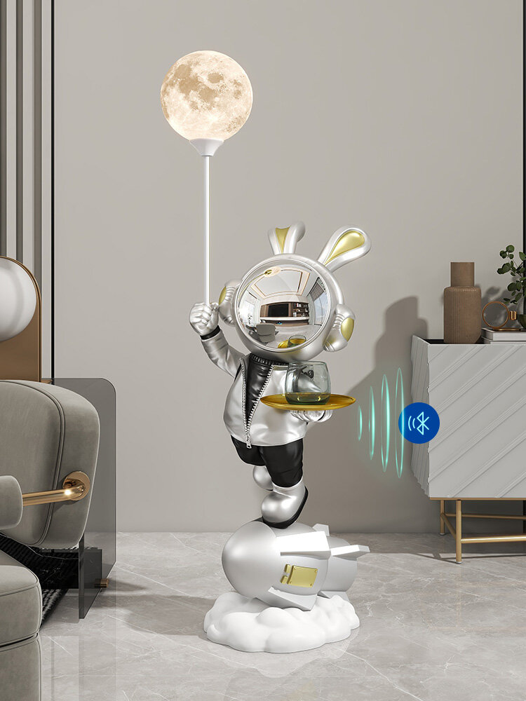 โมเดลฟิกเกอร์ อาร์ตทอย กล่องสุ่มของสะสม ของเล่นและโมเดลสะสม ZHISHUGE | Trendy Space Rabbit Astronaut High-end Decorative Figurine ราคา 3,923 บาท*ส่งฟรี