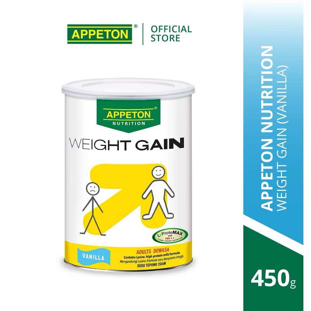 APPETON Weight Gain for Adult - Chocolate/Vanilla 450g