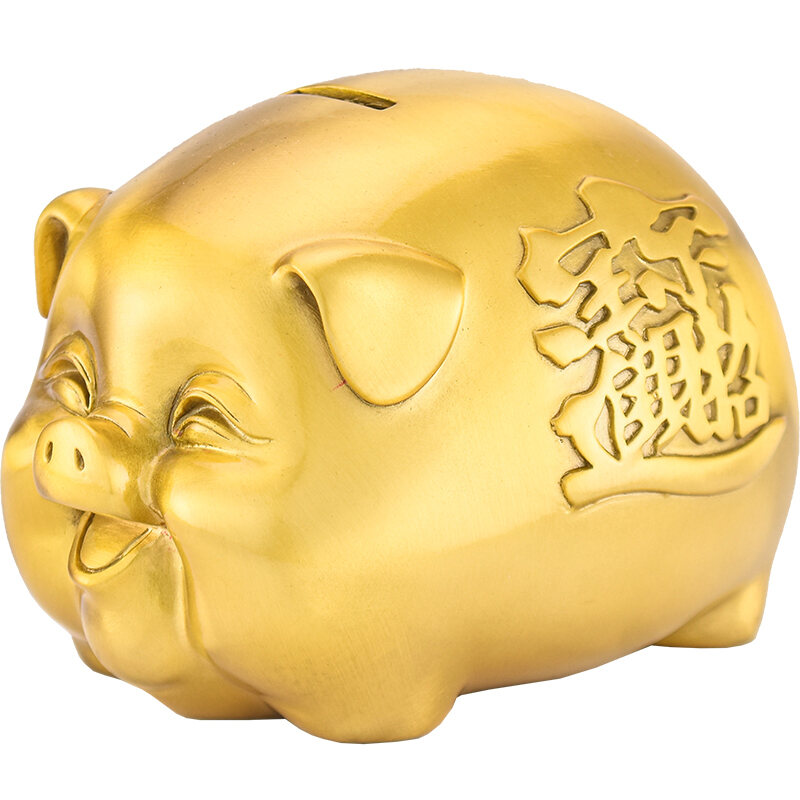 SHENGFAN | Large Capacity Brass Pig Money Box ราคา 2,458 บาท*ส่งฟรี