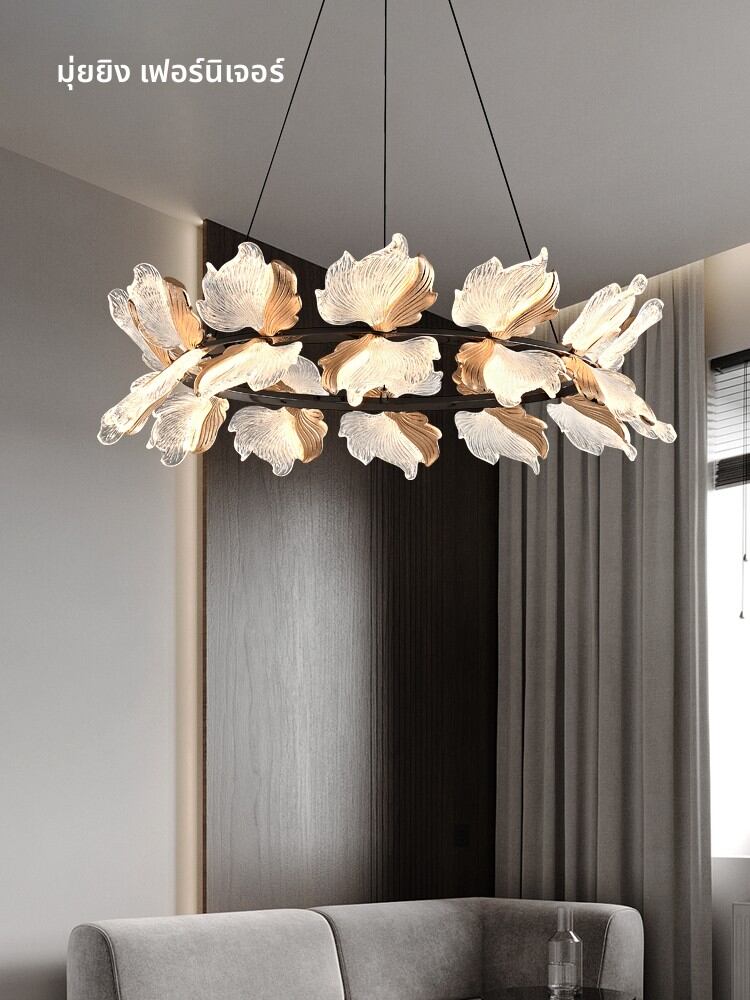 MUYING | Italian Luxury Minimalist Chandelier ราคา 18,604 บาท*ส่งฟรี
