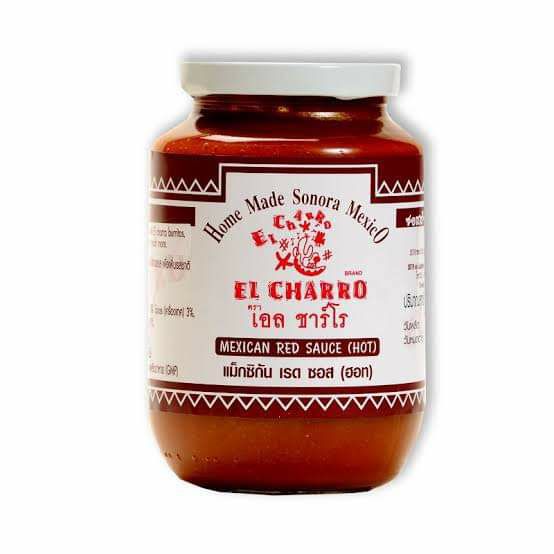 เเม็กซิกันเรดซอสฮอทเอลชาร์โล (Mex Red Sauce Hot EL Charro) 400 G เผ็ดมาก