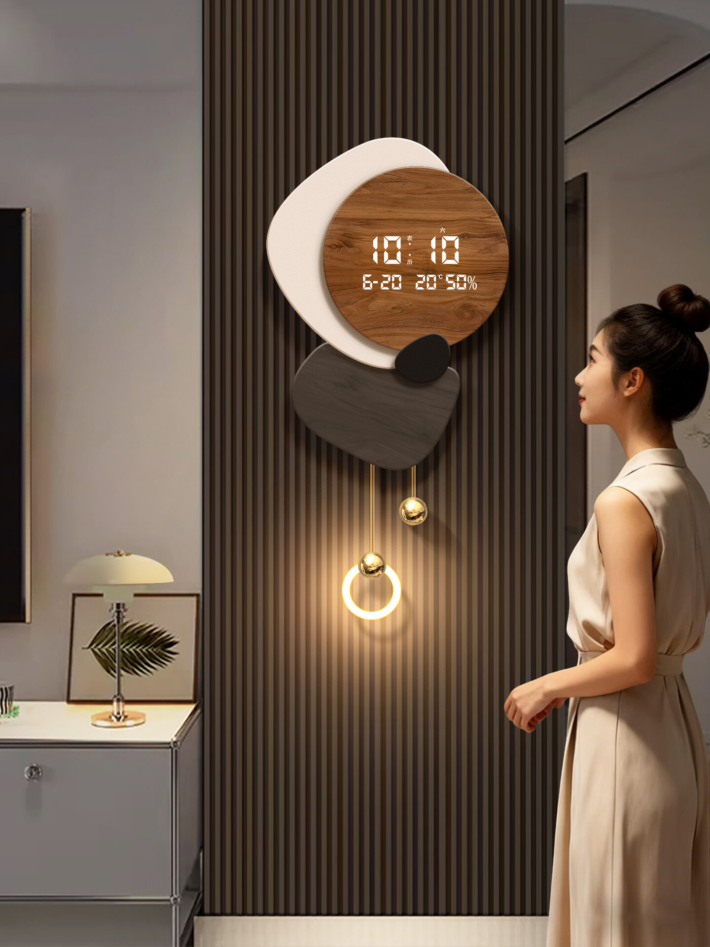 [ARTPIONEER | Multifunctional Wall Clock Living Room Restaurant Calendar,ARTPIONEER | Multifunctional Wall Clock Living Room Restaurant Calendar,] ราคา 2,544 บาท*ส่งฟรี