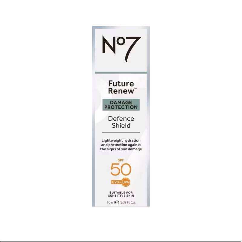 No7 Future Renew Damage Protection Defense Shield Spf50 50ml. Sun Protection Facial Skin Care Products ราคา 405 บาท*ส่งฟรี