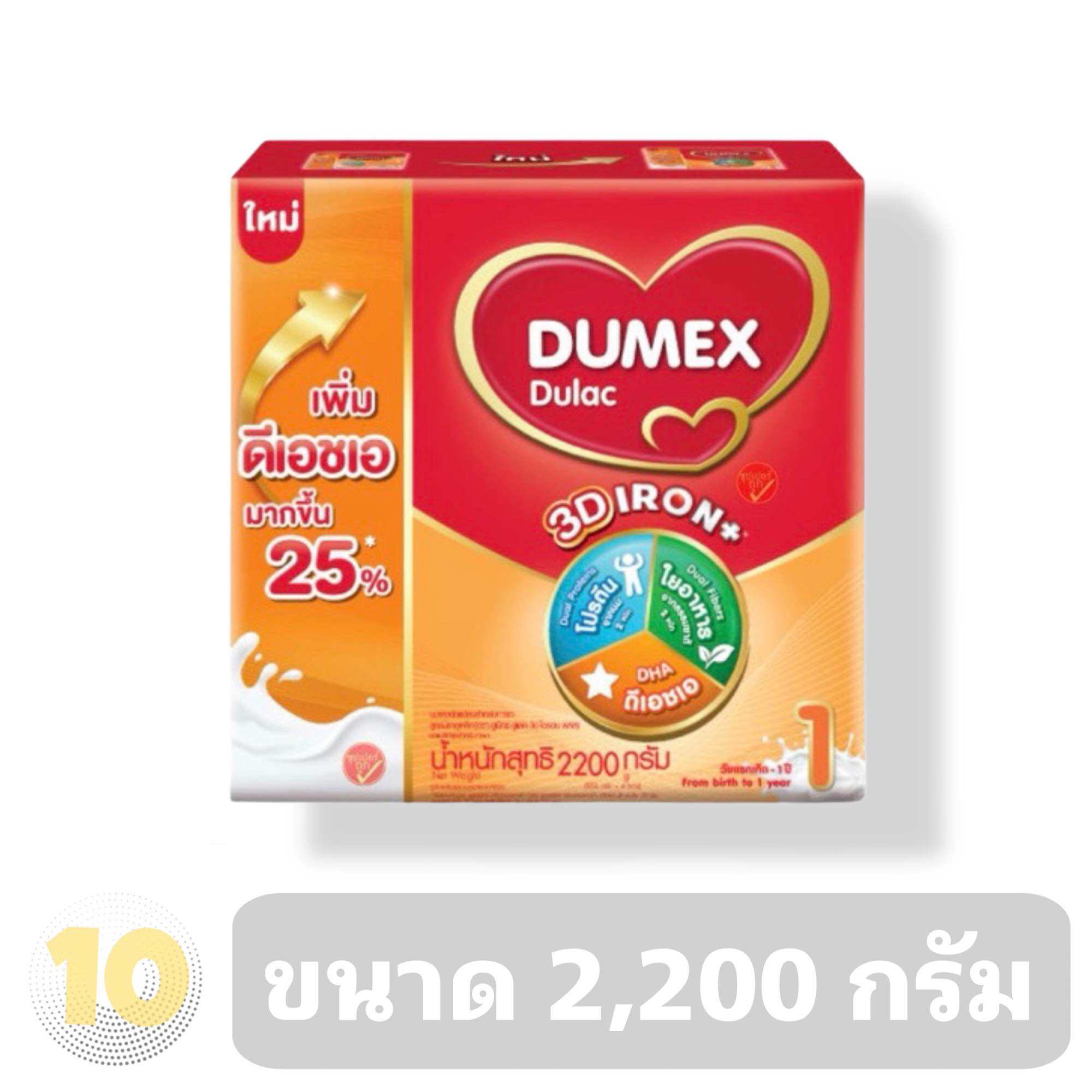 Dulac ดูแลค ( 1 ) นมผง สูตร 1 ขนาด 2200 กรัม - 10Healthy - ThaiPick