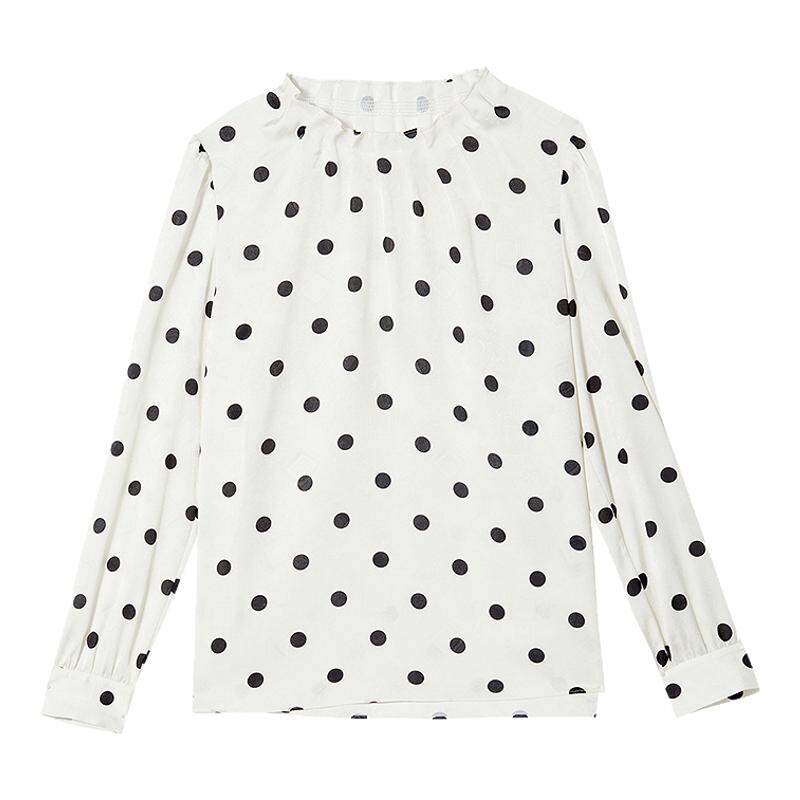LANCY FROM 25 | Elegant Design Dots Long Sleeve Shirt ราคา 7,230 บาท*ส่งฟรี