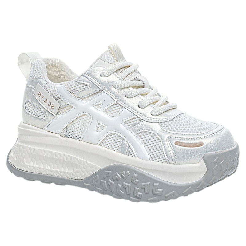 Puissance | Breathable Summer Sneakers for Women with Thick Sole and Height Increase ราคา 3,578 บาท*ส่งฟรี
