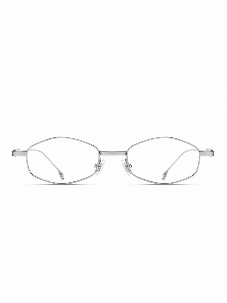 gently morley | Women's Cat Eye Titanium Polygonal Anti-Blue Light Glasses Frame ราคา 1,082 บาท*ส่งฟรี