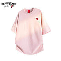 CHARLES JANGS HAPPY HEART | เสื้อยืดแขนสั้นสำหรับผู้ชาย ทำจากฝ้าย