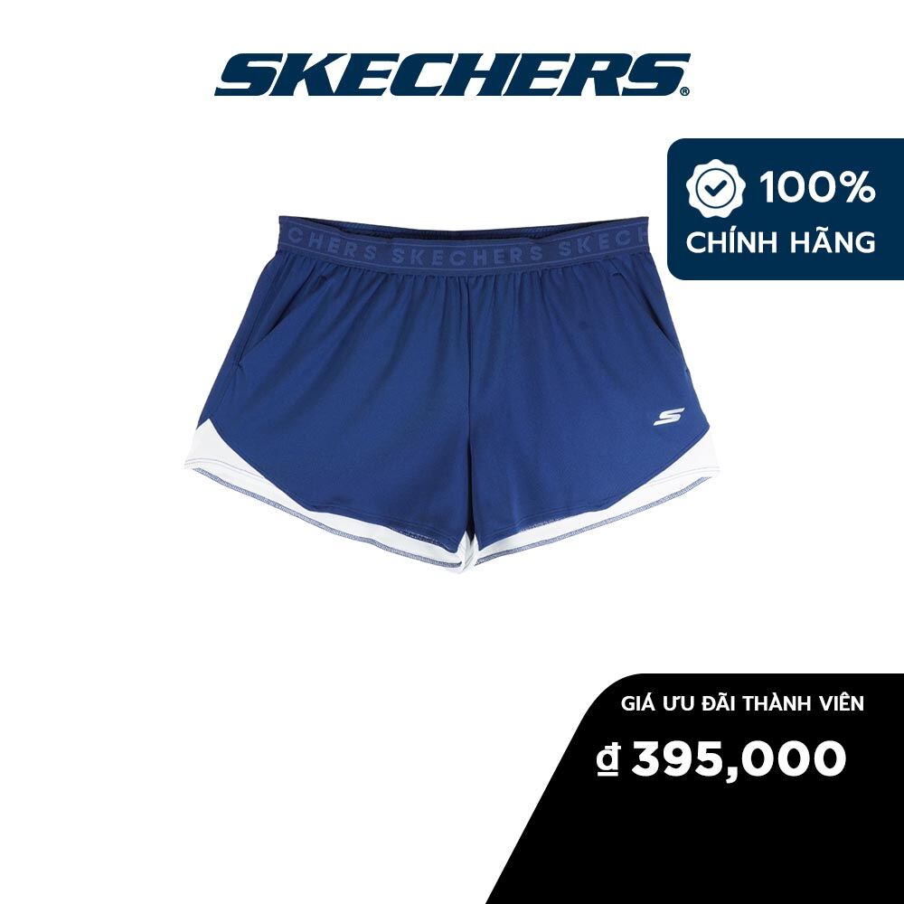Skechers nữ quần short, quần đùi thể thao chạy bộ thường ngày performance running - sp22q4w371-prbl