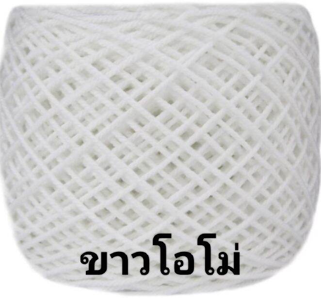 เชือกฟอกเบอร์ 12 ขนาด 100 กรัม สำหรับงานฝีมือ ดีไอวาย ถักกระเป๋า ถักหมวก