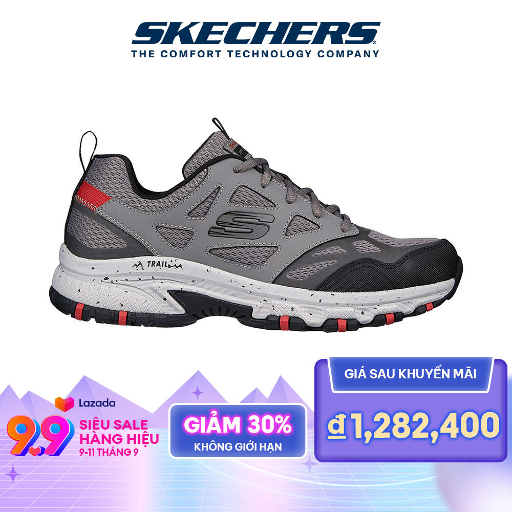 Skechers Nam Giày Thể Thao Tập Gym, Thường Ngày, Đi Học, Đi Làm Sport Casual Hillcrest Memory Foam Wide Fit, Trail - 237265-CCRD