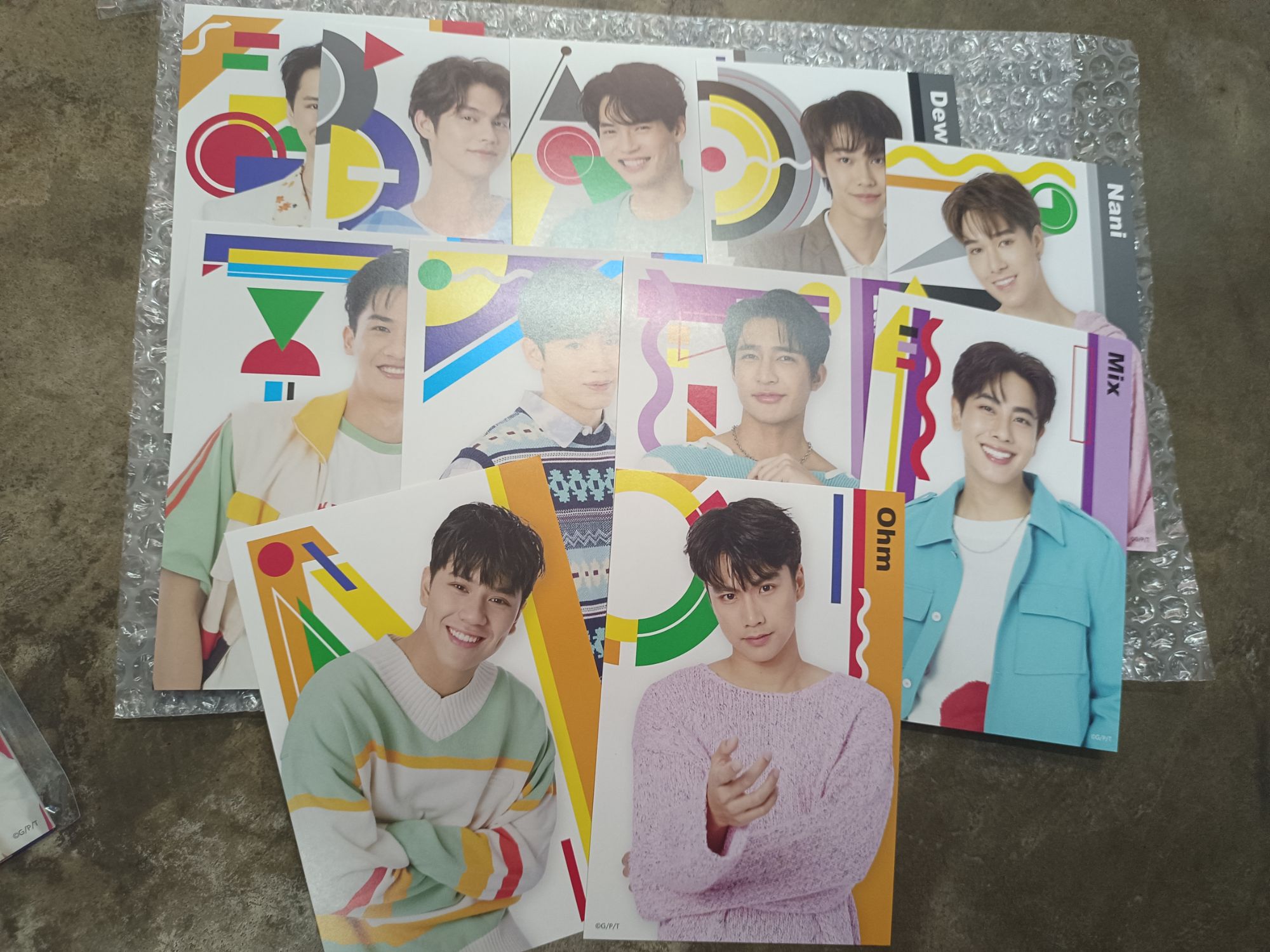 GMM TV FAN FEST JAPAN 2022 โปสการ์1เซ็ตมี11ใบ พร้อมส่ง