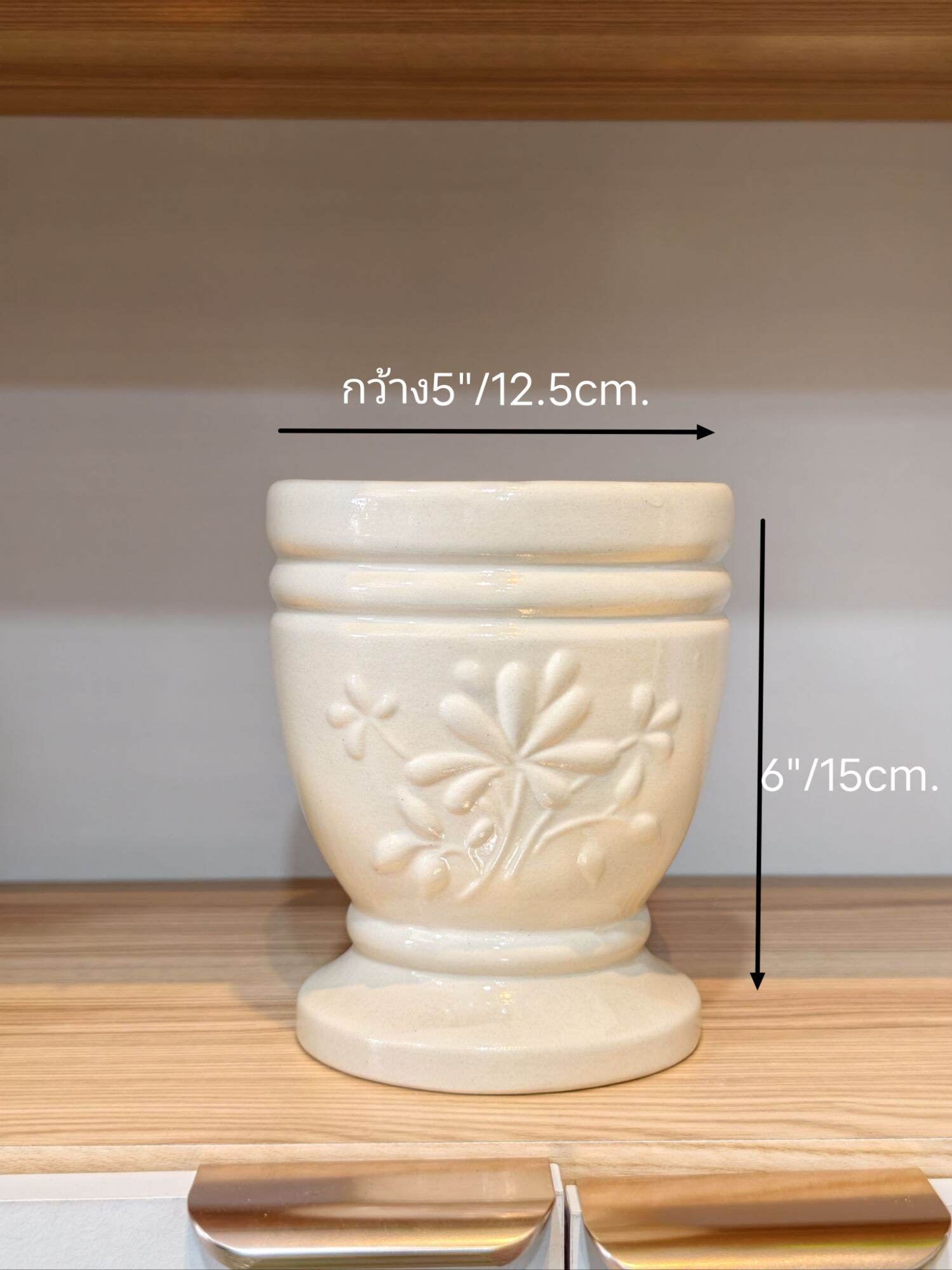 แจกันเซรามิกโรมัน พร้อมส่ง สำหรับจัดดอกไม้และไหว้พระ