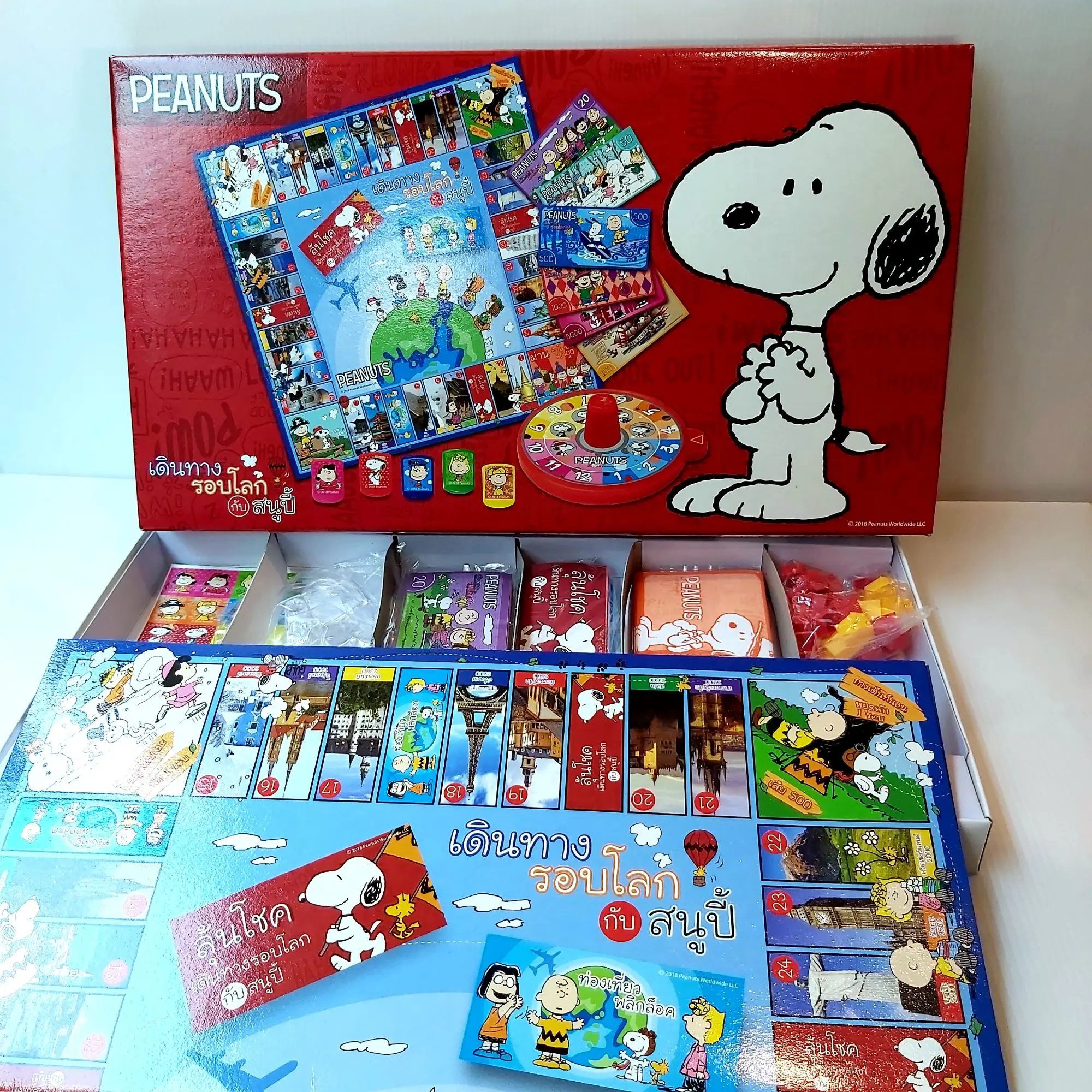 เกมส์เศรษฐีสนูปปี้ เดินทางรอบโลกกับสนูปปี้ Snoopy Peanuts