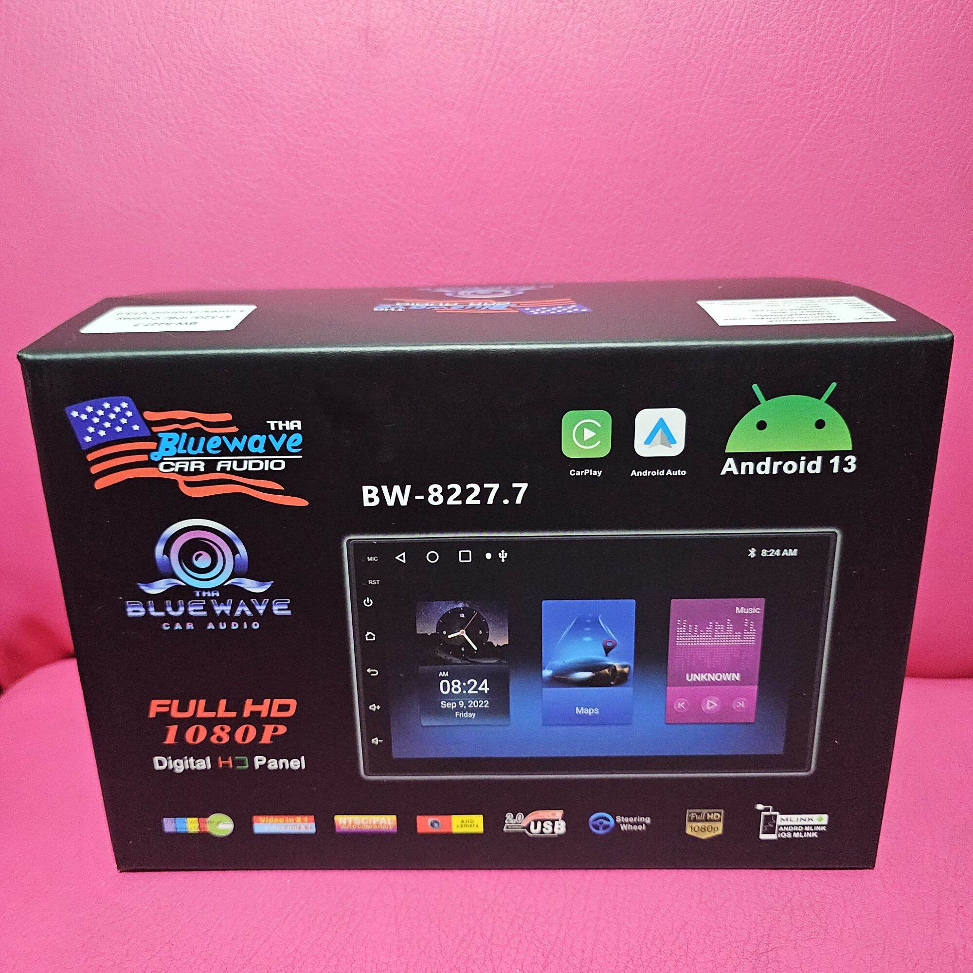 จอแอนดอยร 7 นิ้ว IPS Ram 4 GB Rom 32 GB Android 13 BLUEWAVE BW-8227.7 เครื่องเล่น จอ 2 Din เครื่องเสียงติดรถยนต์ ราคา 4,900 บาท*ส่งฟรี