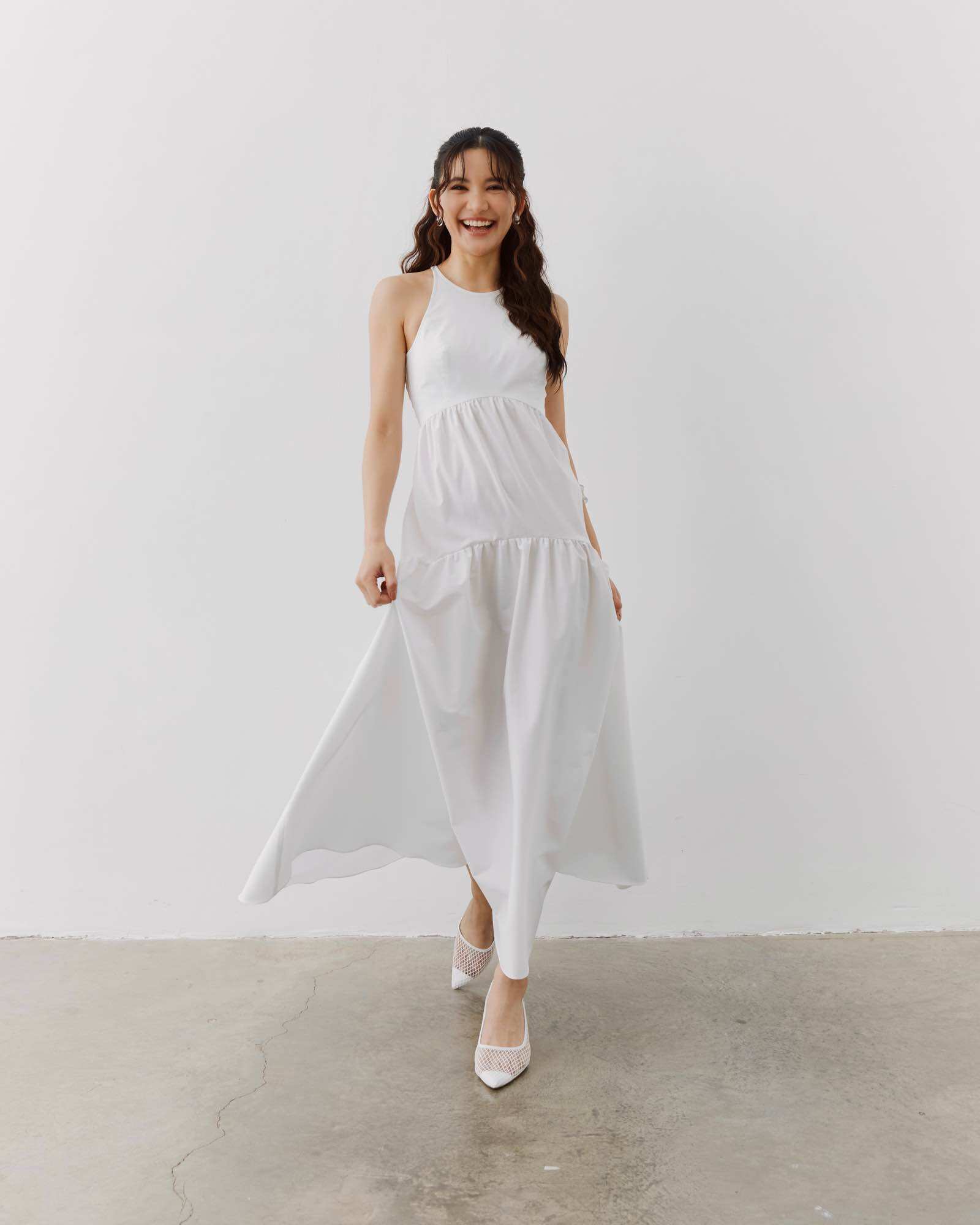 AOPxDAO - Voluminous Dress เดรสยาว maxi dress เปิดหลัง ราคา 3,590 บาท*ส่งฟรี