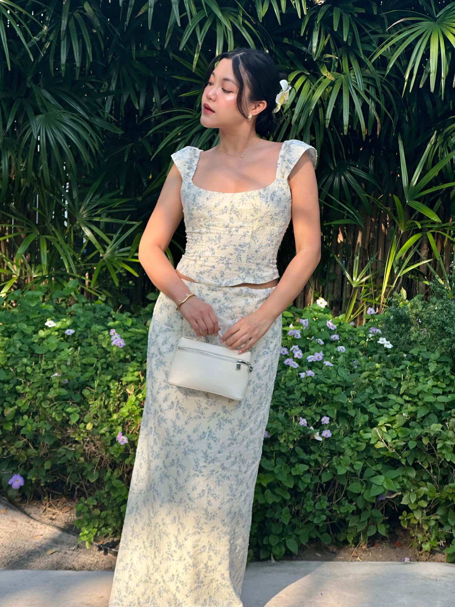 RAVii - Wildflower Set (Top & Maxi Skirt) ราคา 1,348 บาท*ส่งฟรี