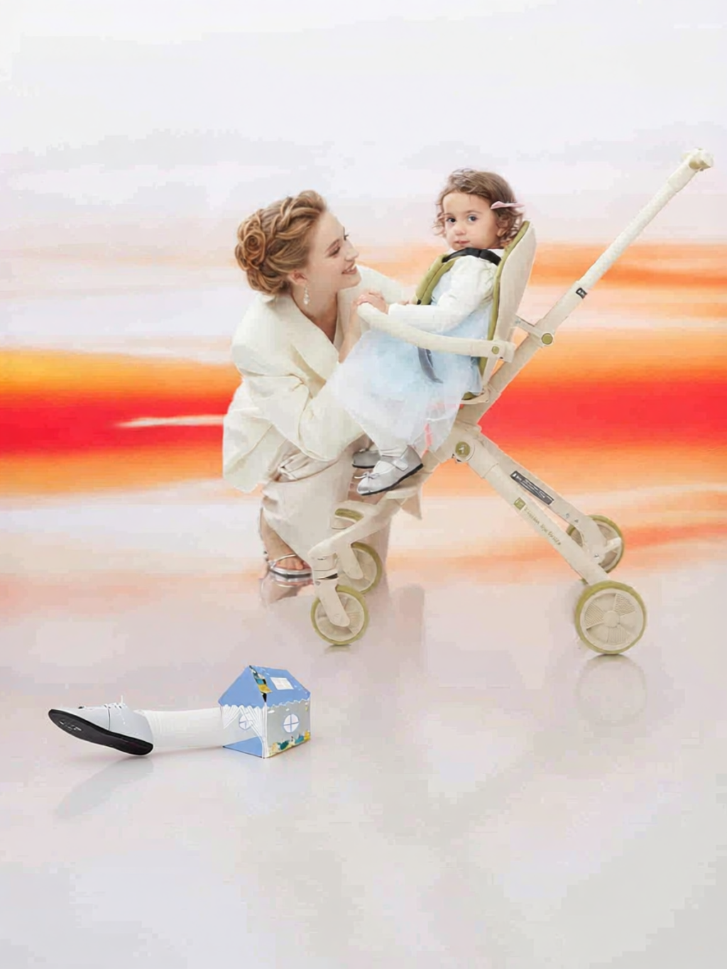 FF | Portable High View Lightweight Foldable Baby Stroller
