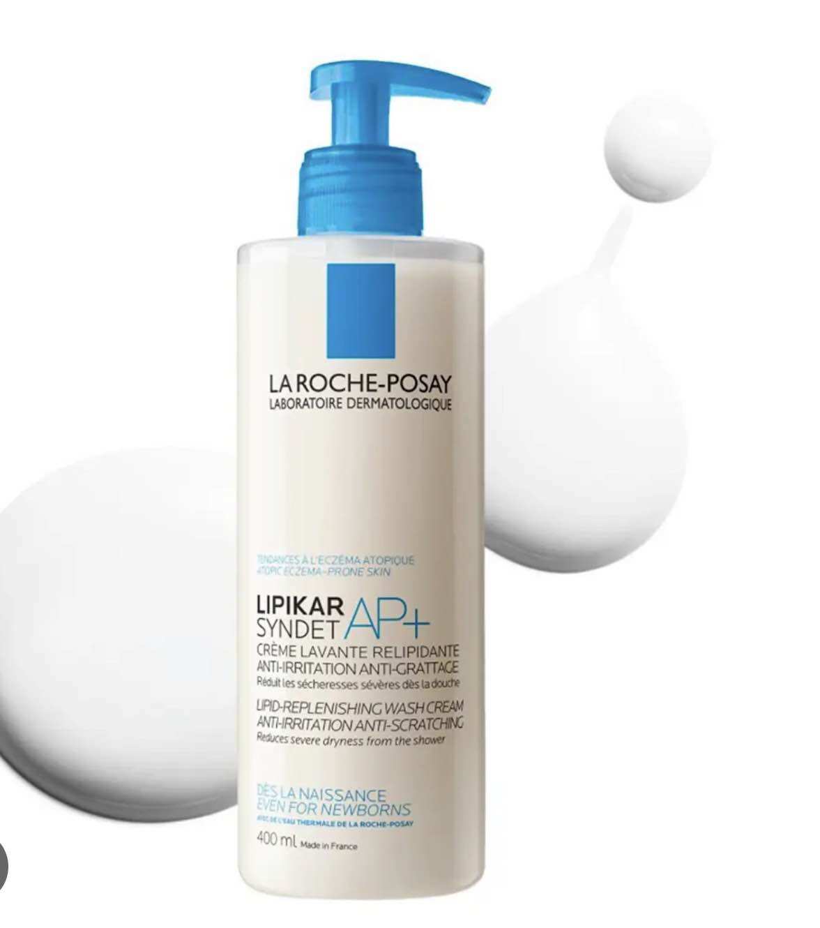 Laroche Posay Lipikar Syndet Ap+ Cream Wash, Gentle Formula Shower Cream for Very Dry Skin, Sensitive Skin. ราคา 1,379 บาท*ส่งฟรี